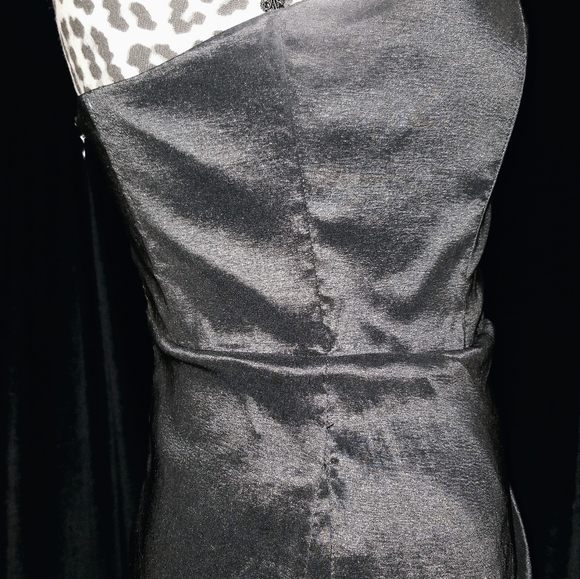 Forever 21 Medium Strapless Gunmetal Dress - Picture 5 of 7